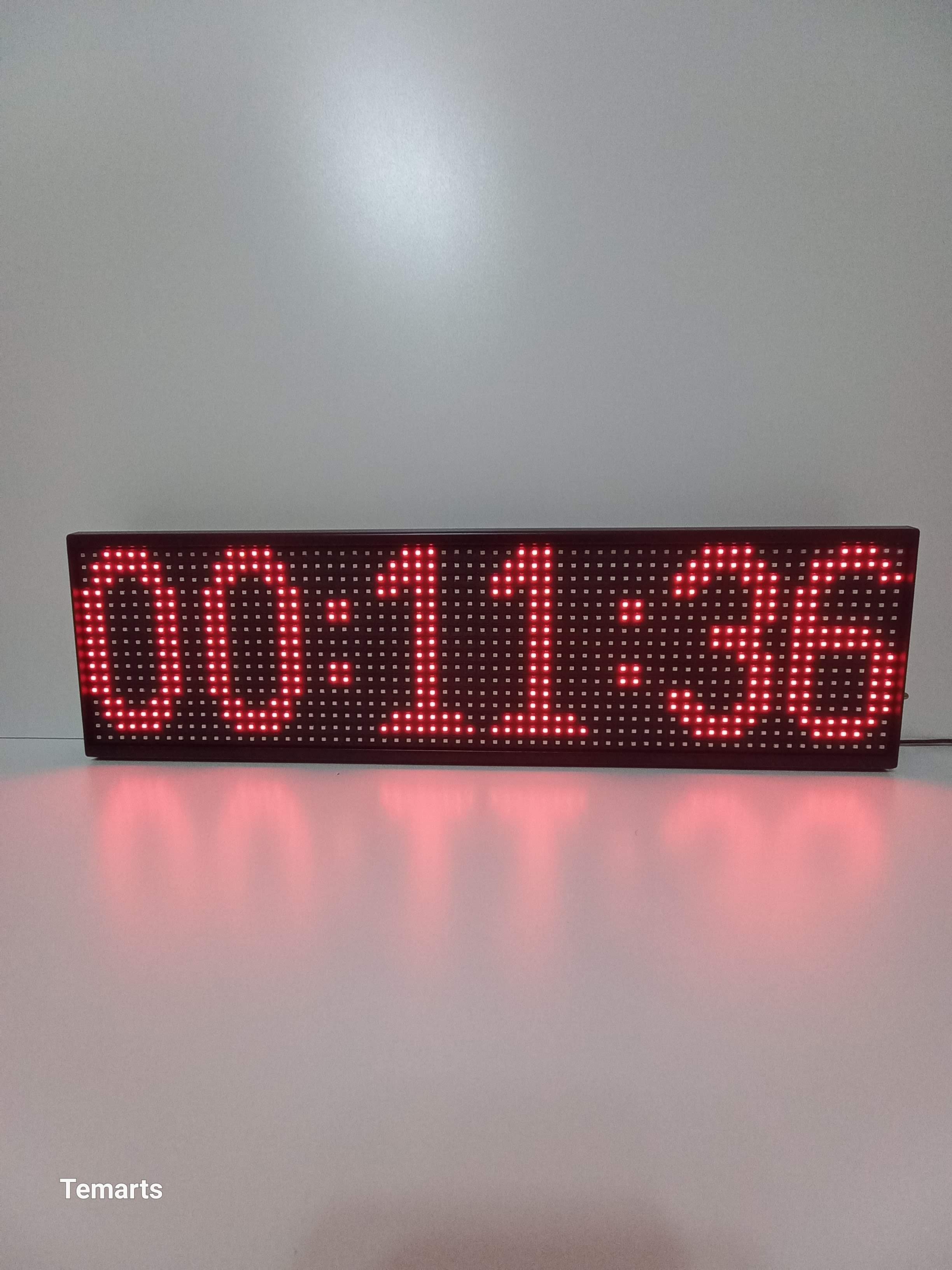 Temarts Standart Led Saat 16x64
